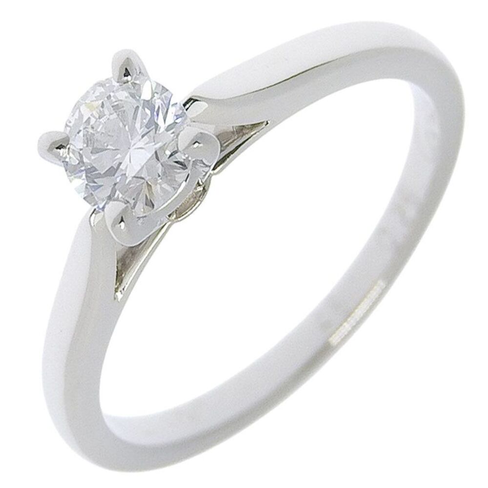 Cartier Solitaire 1895 Pt950 Diamond Ring Size 6